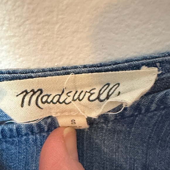 Madewell Indigo Tiered Blouse - Picture 4 of 6